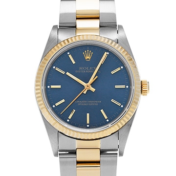 ロレックス オイスターパーペチュアル 14233 ブルー メンズ 時計 【中古】【wristwatch】