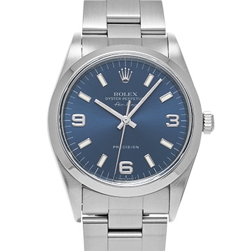 ロレックス エアキング 14000 ブルー メンズ 時計 【中古】【wristwatch】