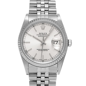 ロレックス デイトジャスト 16234 シルバー メンズ 時計 【中古】【wristwatch】