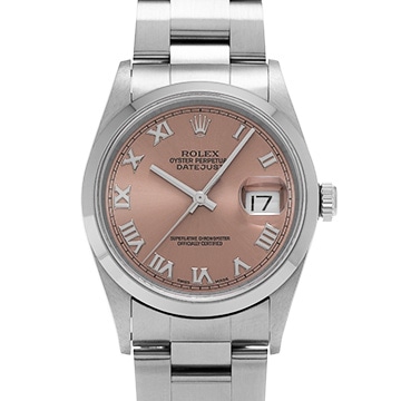 ロレックス デイトジャスト 16200 ピンク メンズ 時計 【中古】【wristwatch】