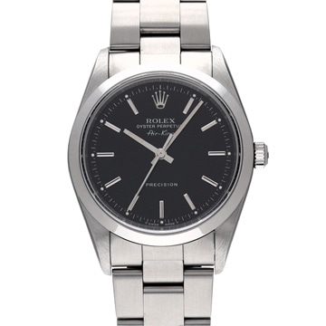 ロレックス エアキング 14000 ブラック メンズ 時計 【中古】【wristwatch】