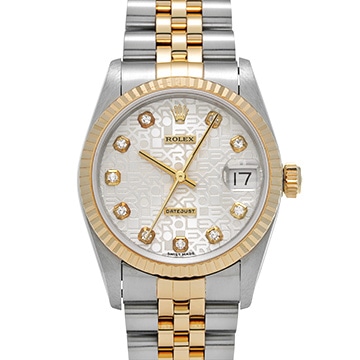 ロレックス デイトジャスト 68273G シルバーコンピュータ/ダイヤモンド ユニセックス 時計 【中古】【wristwatch】