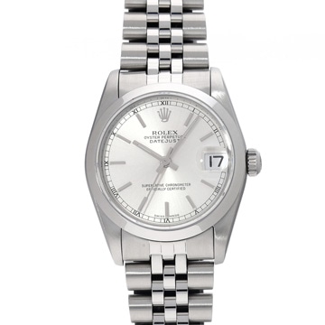 ロレックス デイトジャスト 68240 シルバー ユニセックス 時計 【中古】【wristwatch】