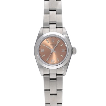 ロレックス オイスターパーペチュアル 67180 ピンク レディース 時計 【中古】【wristwatch】