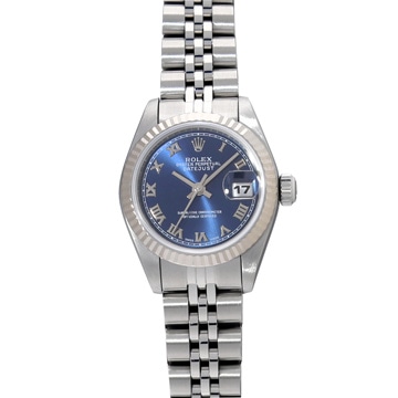 ロレックス デイトジャスト 69174 ブルー レディース 時計 【中古】【wristwatch】