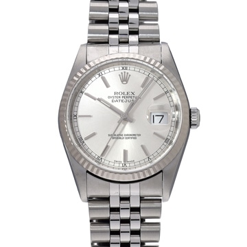 ロレックス デイトジャスト 16234 シルバー メンズ 時計 【中古】【wristwatch】
