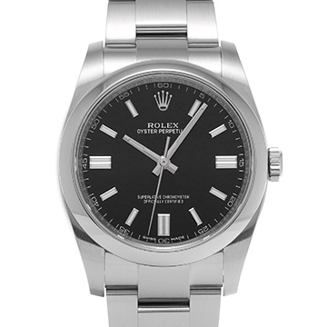 ロレックス オイスターパーペチュアル 36 116000 ブラック メンズ 時計 【中古】【wristwatch】