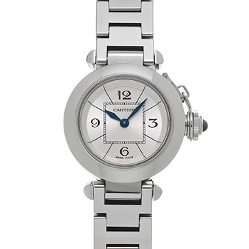 カルティエ ミスパシャ W3140007 シルバー レディース 時計 【中古】【wristwatch】