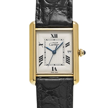 カルティエ マストタンク W1013754 アイボリー ユニセックス 時計 【中古】【wristwatch】