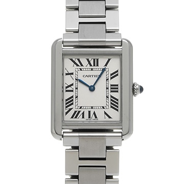 カルティエ タンク ソロ SM W5200013 シルバー レディース 時計 【中古】【wristwatch】