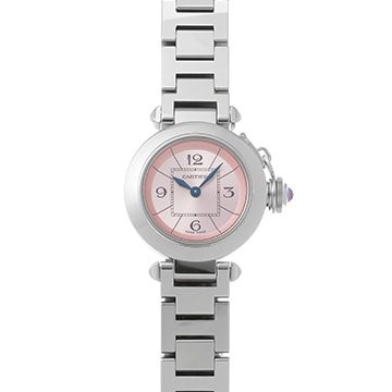 カルティエ ミスパシャ W3140008 ピンク レディース 時計 【中古】【wristwatch】