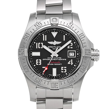 ブライトリング アベンジャー II シーウルフ A1733110/BC31 ブラック メンズ 時計 【中古】【wristwatch】