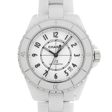 シャネル J12 キャリバー12.1 38MM H5700 ホワイトラッカー メンズ 時計 【中古】【wristwatch】