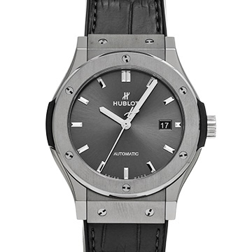 ウブロ クラシックフュージョン チタニウム レーシンググレー 542.NX.7071.LR グレー メンズ 時計 【中古】【wristwatch】