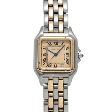 カルティエ パンテール MM 83083242 アイボリー ユニセックス 時計 【中古】【wristwatch】