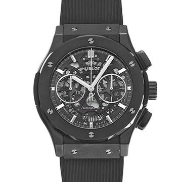 ウブロ クラシックフュージョン アエロフュージョン ブラックマジック 525.CM.0170.RX スケルトン メンズ 時計 【中古】【wristwatch】