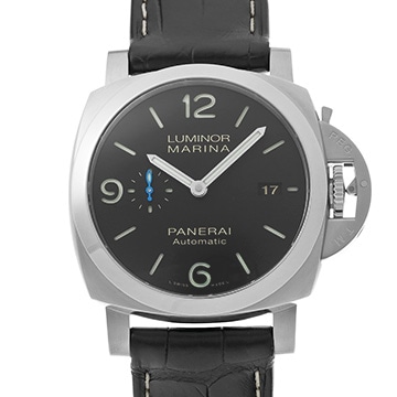 パネライ ルミノールマリーナ 1950 3デイズ アッチャイオ PAM01312 ブラック メンズ 時計 【中古】【wristwatch】