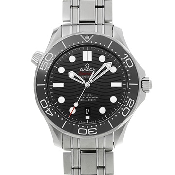 オメガ シーマスター ダイバー300 コーアクシャル マスタークロノメーター 210.30.42.20.01.001 ブラック メンズ 時計 【中古】【wristwatch】