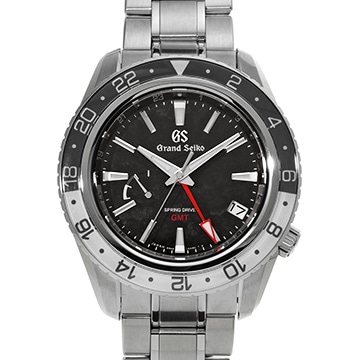 グランドセイコー スプリングドライブ GMT SBGE277 ブラック メンズ 時計 【中古】【wristwatch】