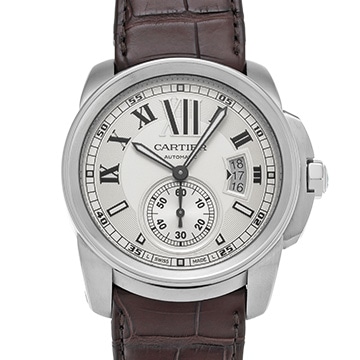 カルティエ カリブル ドゥ カルティエ W7100037 シルバー メンズ 時計 【中古】【wristwatch】