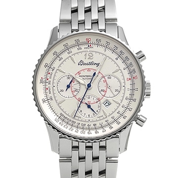 ブライトリング モンブリラン A4137012/G789 シルバー メンズ 時計 【中古】【wristwatch】