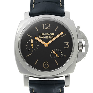 パネライ ルミノール 1950 3デイズ パワーリザーブ PAM00423 ブラック メンズ 時計 【中古】【wristwatch】