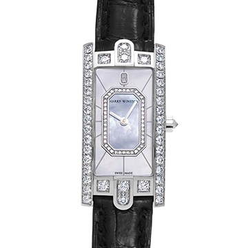 ハリー ウィンストン アヴェニュー C エメラルド AVCQHM19WW136 ホワイトシェル/ダイヤモンド レディース 時計 【中古】【wristwatch】