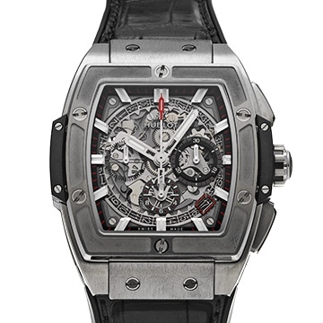 ウブロ スピリット オブ ビッグバン チタニウム 641.NX.0173.LR スケルトン メンズ 時計 【中古】【wristwatch】