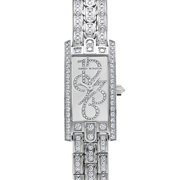ハリー ウィンストン アヴェニューC ミニ  AVCQHM16WW014 シルバー/ダイヤモンド レディース 時計 【中古】【wristwatch】