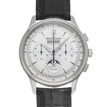 ジャガー ルクルト マスター コントロール クロノグラフ カレンダー Q4138420 シルバー メンズ 時計 【中古】【wristwatch】