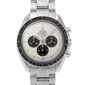 オメガ スピードマスター プロフェッショナル ムーンウォッチ アポロ11号 35th 3569.31 ホワイト/ブラック メンズ 時計 【中古】【wristwatch】