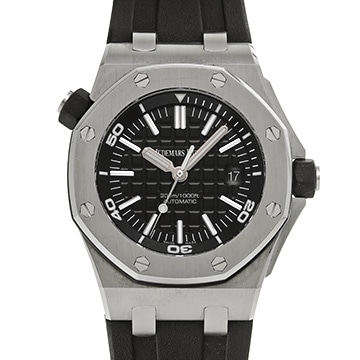 オーデマ ピゲ ロイヤルオーク オフショア ダイバー 15710ST.OO.A002CA.01 ブラック メンズ 時計 【中古】【wristwatch】
