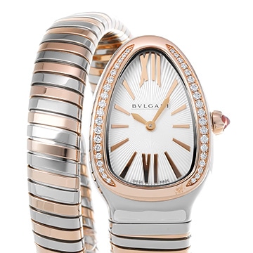 ブルガリ セルペンティ トゥボガス シングルスパイラル SP35SPG シルバー レディース 時計 【中古】【wristwatch】