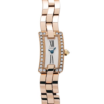 カルティエ バレリーナ WG40023J シルバー レディース 時計 【中古】【wristwatch】