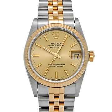 ロレックス デイトジャスト 68273 シャンパン ユニセックス 時計 【中古】【wristwatch】