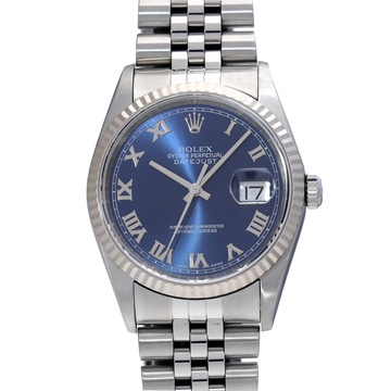 ロレックス デイトジャスト 16234 ブルー メンズ 時計 【中古】【wristwatch】