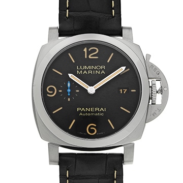 パネライ ルミノールマリーナ 1950 3デイズ アッチャイオ PAM01312 ブラック メンズ 時計 【中古】【wristwatch】