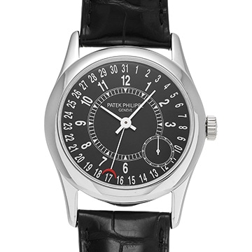 パテック フィリップ カラトラバ 6000G-001 ブラック メンズ 時計 【中古】【wristwatch】
