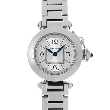 カルティエ ミスパシャ W3140007 シルバー レディース 時計 【中古】【wristwatch】