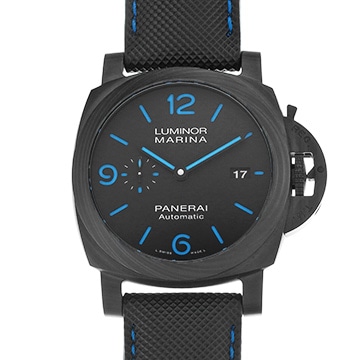 パネライ ルミノールマリーナ カーボテック PAM01661 ブラック メンズ 時計 【中古】【wristwatch】
