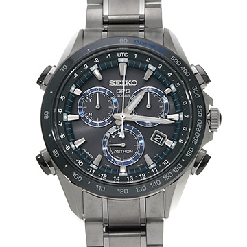 セイコー アストロン クロノグラフ SBXB099 ブラック メンズ 時計 【中古】【wristwatch】