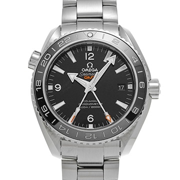 オメガ シーマスター プラネットオーシャン 600 コーアクシャル GMT 232.30.44.22.01.001 ブラック メンズ 時計 【中古】【wristwatch】