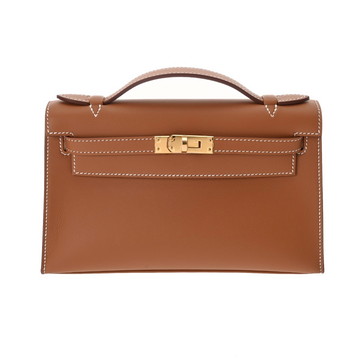 エルメス ポシェットケリー ゴールド ヴォースイフト レディース バッグ 【中古】【bag】