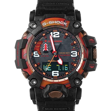 カシオ マスター オブ Gランド マッドマスター フレアレッド GWG-2040FR-1AJR ブラック メンズ 時計 【中古】【wristwatch】