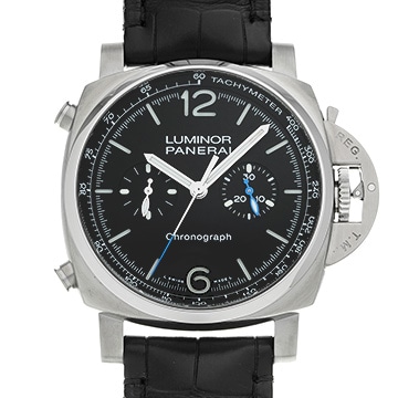 パネライ ルミノール クロノ PAM01109 ブラック メンズ 時計 【中古】【wristwatch】