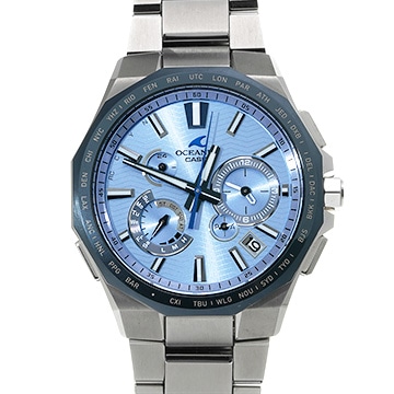 カシオ オシアナス 20周年記念 限定1000本 クラシックライン OCW-T6000BV-2AJR ブルー メンズ 時計 【中古】【wristwatch】