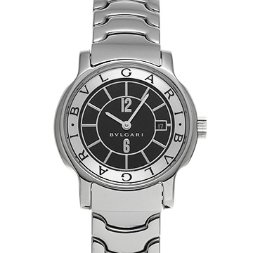 ブルガリ ソロテンポ ST29S ブラック ユニセックス 時計 【中古】【wristwatch】
