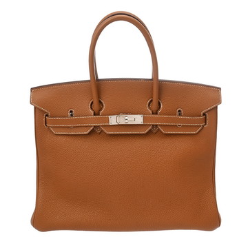 エルメス バーキン 35 ゴールド トゴ ユニセックス バッグ 【中古】【bag】