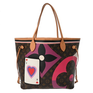 ルイ ヴィトン モノグラムゲームオン ネヴァーフル MM ブラウン M57452 モノグラムキャンバス レディース バッグ 【中古】【bag】