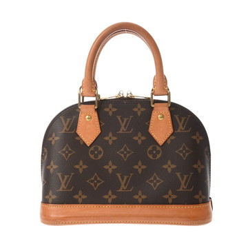 ルイヴィトン　アルマ極美品　ダークブラウン バッグ ルイ ヴィトン モノグラム アルマ BB 2WAY ブラウン M46990